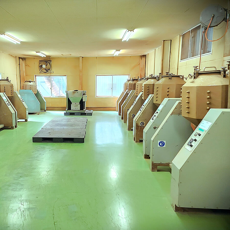 Japanese green tea manufacturing facilities